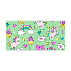 Cute Unicorn Pattern Yoga Headband by Valentinaart