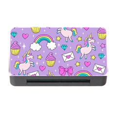 Cute Unicorn Pattern Memory Card Reader With Cf by Valentinaart