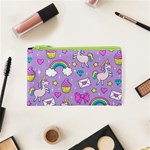 Cute Unicorn Pattern Cosmetic Bag (XS) Front