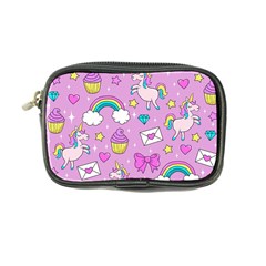 Cute Unicorn Pattern Coin Purse by Valentinaart