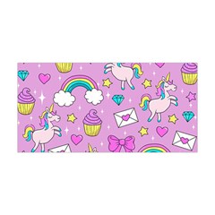 Cute Unicorn Pattern Yoga Headband by Valentinaart