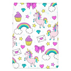 Cute Unicorn Pattern Flap Covers (s)  by Valentinaart