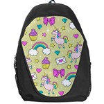 Cute Unicorn Pattern Backpack Bag Front