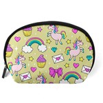 Cute Unicorn Pattern Accessory Pouches (Large)  Back