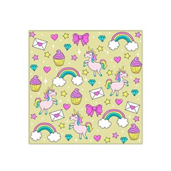 Cute Unicorn Pattern Satin Bandana Scarf by Valentinaart