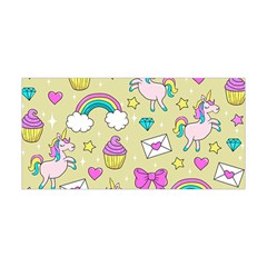 Cute Unicorn Pattern Yoga Headband by Valentinaart