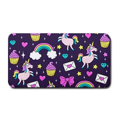 Cute Unicorn Pattern Medium Bar Mats by Valentinaart