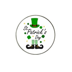 St Patricks Leprechaun Hat Clip Ball Marker by Valentinaart