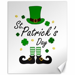 St Patricks Leprechaun Canvas 16  x 20  