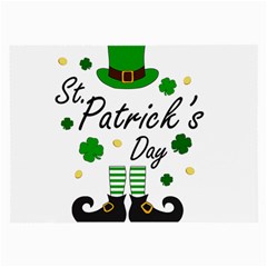 St Patricks Leprechaun Large Glasses Cloth