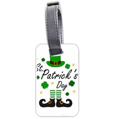 St Patricks Leprechaun Luggage Tags (two Sides)