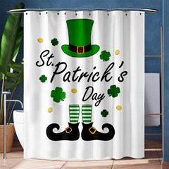 St Patricks Leprechaun Shower Curtain 60  X 72  (medium)  by Valentinaart