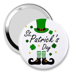 St Patricks Leprechaun 3  Handbag Mirrors