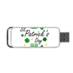 St Patricks Leprechaun Portable Usb Flash (two Sides) by Valentinaart