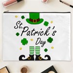 St Patricks Leprechaun Cosmetic Bag (XXXL)  Front