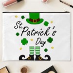 St Patricks Leprechaun Cosmetic Bag (XXXL)  Back