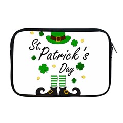 St Patricks Leprechaun Apple Macbook Pro 17  Zipper Case by Valentinaart