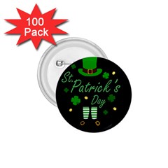 St Patricks Leprechaun 1 75  Buttons (100 Pack)  by Valentinaart