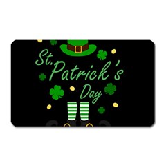 St Patricks Leprechaun Magnet (rectangular) by Valentinaart