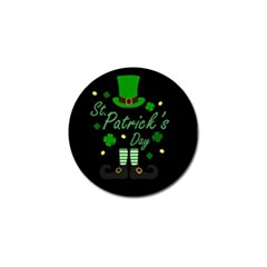 St Patricks Leprechaun Golf Ball Marker by Valentinaart