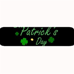 St Patricks Leprechaun Large Bar Mats by Valentinaart