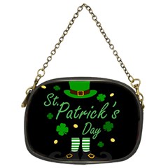 St Patricks Leprechaun Chain Purses (two Sides)  by Valentinaart