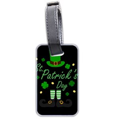 St Patricks Leprechaun Luggage Tags (two Sides)