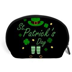 St Patricks Leprechaun Accessory Pouches (large)  by Valentinaart