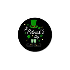 St Patricks Leprechaun Golf Ball Marker by Valentinaart