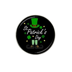 St Patricks Leprechaun Hat Clip Ball Marker by Valentinaart