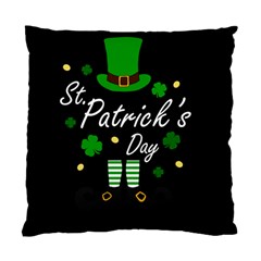 St Patricks Leprechaun Standard Cushion Case (one Side) by Valentinaart