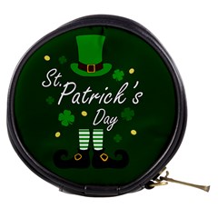 St Patricks Leprechaun Mini Makeup Bags by Valentinaart