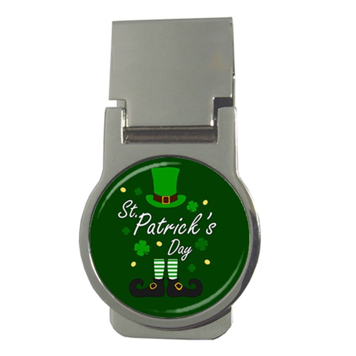 St Patricks Leprechaun Money Clips (Round) 