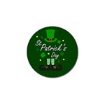 St Patricks Leprechaun Golf Ball Marker Front