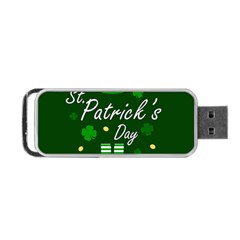 St Patricks Leprechaun Portable Usb Flash (two Sides) by Valentinaart