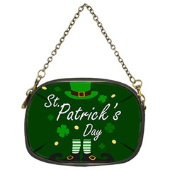 St Patricks Leprechaun Chain Purses (two Sides)  by Valentinaart