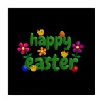 Happy Easter Tile Coasters Front