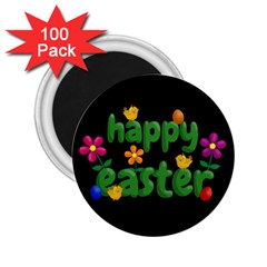 Happy Easter 2 25  Magnets (100 Pack)  by Valentinaart