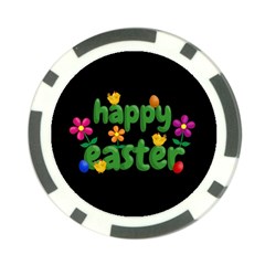 Happy Easter Poker Chip Card Guard by Valentinaart