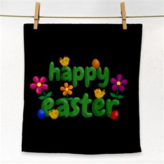 Happy Easter Face Towel by Valentinaart