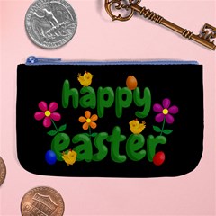 Happy Easter Large Coin Purse by Valentinaart