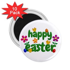 Happy Easter 2 25  Magnets (10 Pack)  by Valentinaart