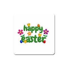 Happy Easter Square Magnet by Valentinaart