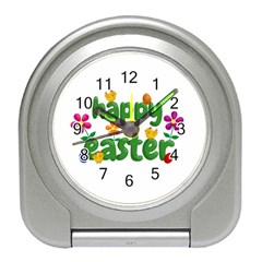 Happy Easter Travel Alarm Clocks by Valentinaart