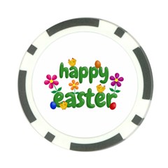 Happy Easter Poker Chip Card Guard by Valentinaart