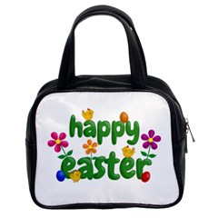 Happy Easter Classic Handbags (2 Sides) by Valentinaart