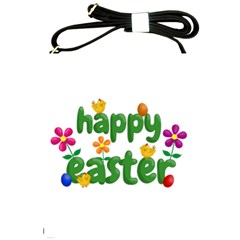 Happy Easter Shoulder Sling Bags by Valentinaart