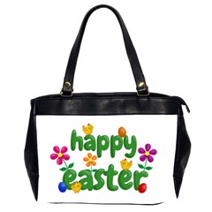 Happy Easter Office Handbags (2 Sides)  by Valentinaart