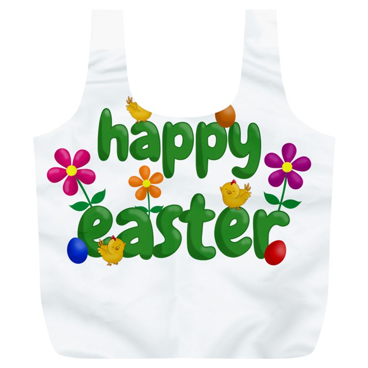 Happy Easter Full Print Recycle Bags (L) 