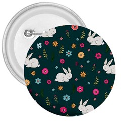 Easter Bunny  3  Buttons by Valentinaart